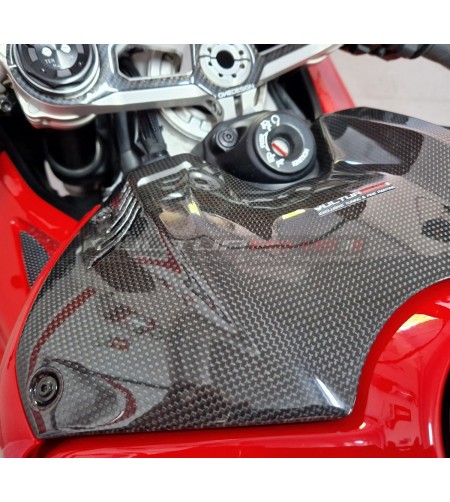 Cover batteria in carbonio design inedito - Panigale V4-S-2022 