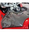 Cover batteria in carbonio design inedito - Panigale V4-S-2022 