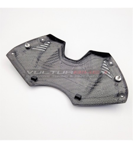 Cover batteria in carbonio design inedito - Panigale V4-S-2022 