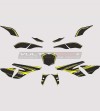 Stickers Kit Factory Racing version jaune - Yamaha R1 2015-2018 