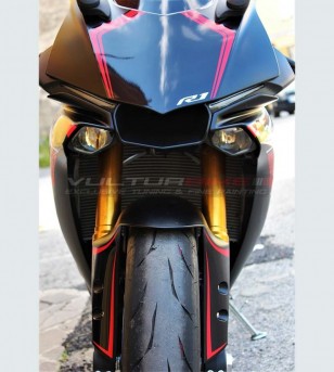 Stickers Kit Factory Racing red version - Yamaha R1 2015-2018