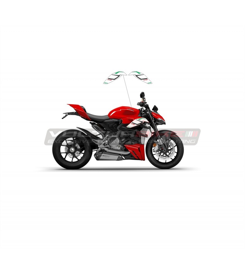 Benutzerdefinierte Seitenwandaufkleber - Ducati Streetfighter V2