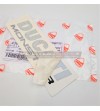 Adesivo originale Ducati Monster colore argento nero 