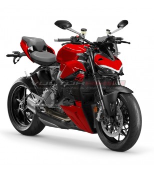 Cubierta de radiador de carbono personalizada - Ducati Streetfighter V2