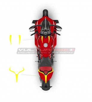 Pegatinas para cola y tapa de batería - Ducati Panigale V4 2022