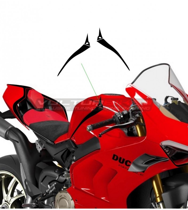 Adesivi personalizzabili per serbatoio - Ducati Panigale V4 2022