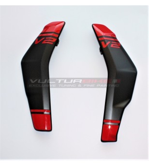 Cover radiatore in carbonio personalizzate Ducati Streetfighter V2