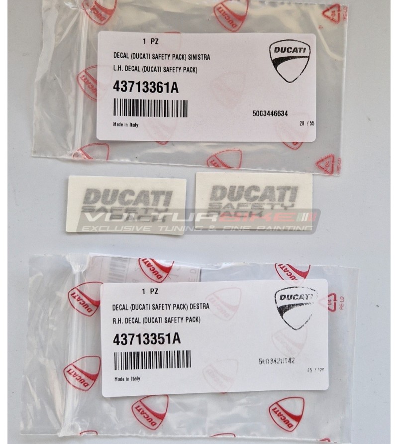 Pair of fender stickers all models - Ducati Safety Pack