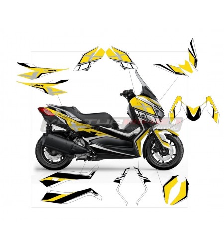 Komplettes Aufkleber-Kit Farbe Ihrer Wahl - Yamaha X-Max 2017 / 2022