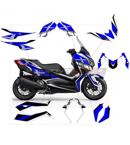 Komplettes Aufkleber-Kit Farbe Ihrer Wahl - Yamaha X-Max 2017 / 2022 