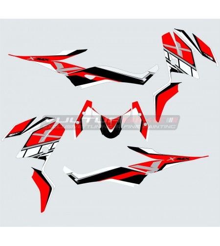 Komplettes Aufkleber-Kit Farbe Ihrer Wahl - Yamaha X-Max 2017 / 2022 