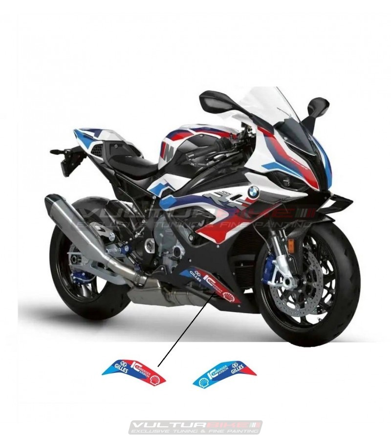 thumbnail image 2 of LLL Reflective Lower Fairing Emblem Decal – For BMW S1000RR 2019-2023, Multicolor 2 of 6