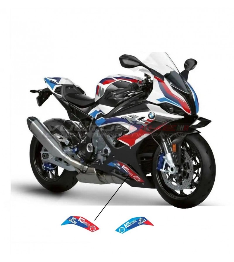 BMW M1000RR replica bottom fairing stickers for BMW S1000RR 2019 / 2021 motorcycle