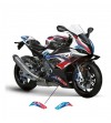 Autocollants à carénages inférieure Réplique BMW M1000RR pour moto BMW S1000RR 2019 / 2021
