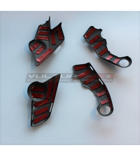 Carbon Fiber Frame Cover - Ducati Multistrada V4 