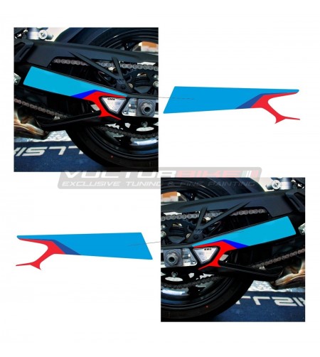 Autocollants de bras oscillant design personnalisés - BMW S1000RR 2019/21