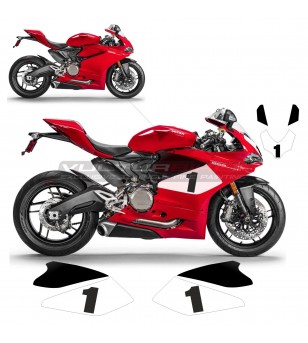 Stickers kit complete customizable number - Ducati Panigale 959 / 1299