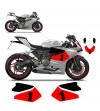 Customizable white motorcycle stickers kit - Ducati Panigale 899 / 1199 