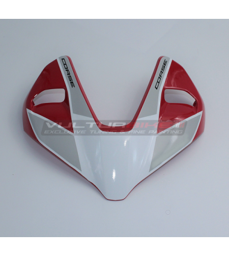 Adesivo cupolino design S CORSE grigio - Ducati Streetfighter V4 / V2
