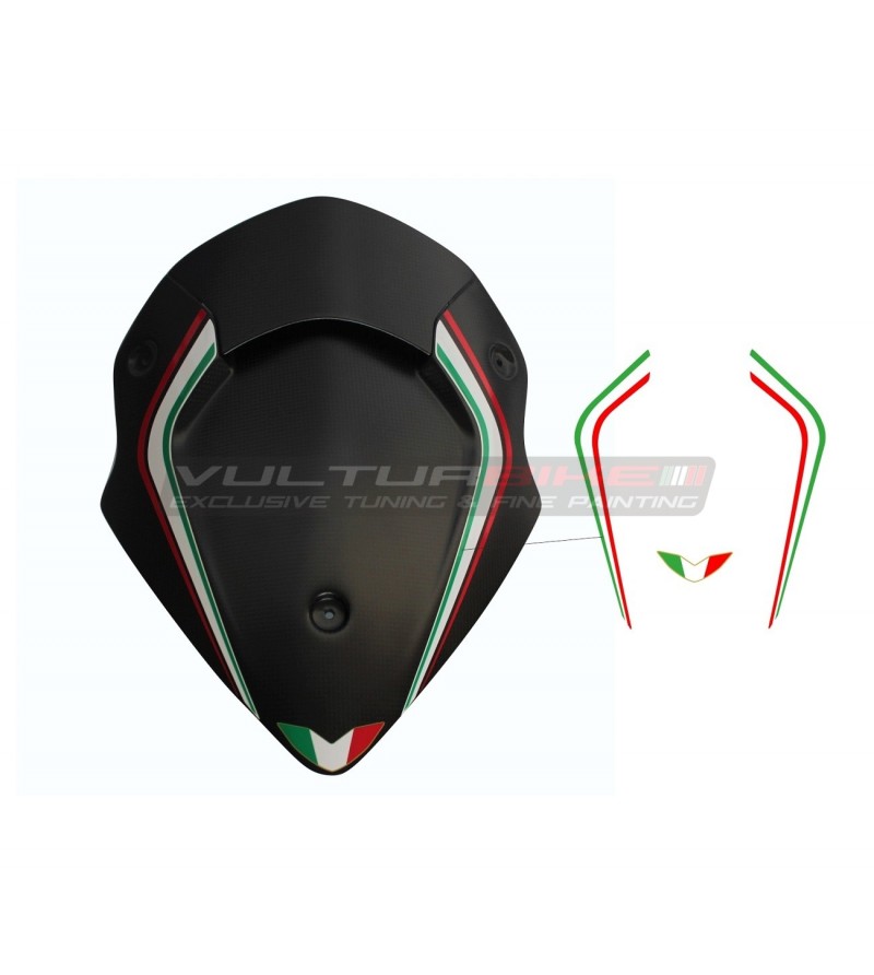 Tricolor-Aufkleber für Verkleidungen Ducati Corse - Multistrada V2/950/1200/1260/Enduro