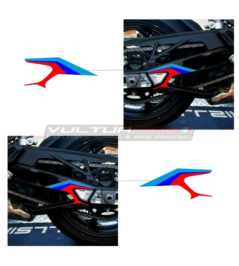 Custom Design Swingarm Stickers - BMW S1000RR 2019/21