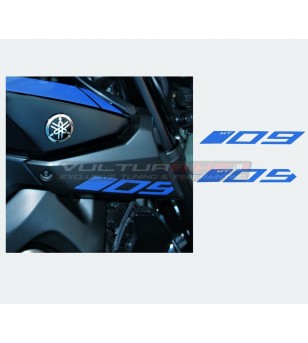Pegatinas de carenado lateral de motocicleta - Yamaha MT-09 2017 / 2020
