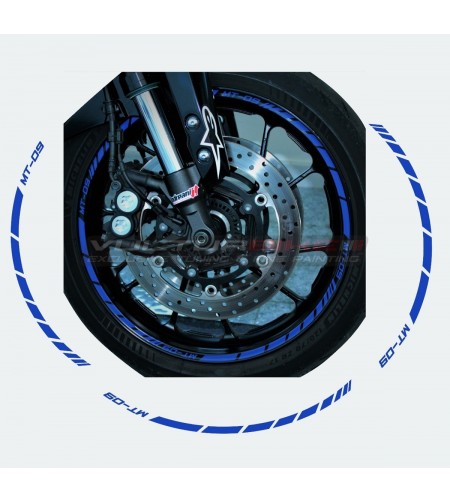 Autocollants de roue personnalisables - Yamaha MT-09 2017 / 2020