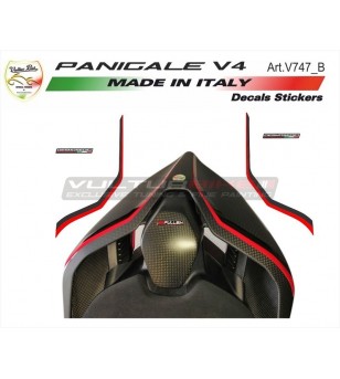 Pegatinas especiales de cola rojo-negro - Ducati Panigale V4 / V4S / V4R