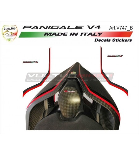 Special red-black tail's stickers - Ducati Panigale V4 / V4S / V4R