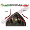 Spezielle rot-schwarze Schwanz Aufkleber - Ducati Panigale V4 / V4S / V4R 