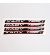 4 adesivi resinati 3D - Honda X ADV 750 
