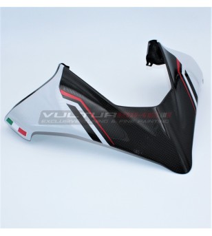 Cupolino in carbonio personalizzato - Ducati Multistrada V4S (ICEBERG WHITE) 