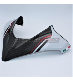 Cupolino in carbonio personalizzato - Ducati Multistrada V4S (ICEBERG WHITE)