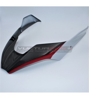 Cover superiore in carbonio per puntale - Ducati Multistrada V4S (ICEBERG WHITE) 