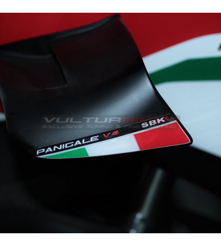 Banderas tricolores SBK para aletas - Ducati Panigale V4 / V4S 2022
