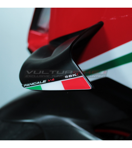 Banderas tricolores SBK para aletas - Ducati Panigale V4 / V4S 2022