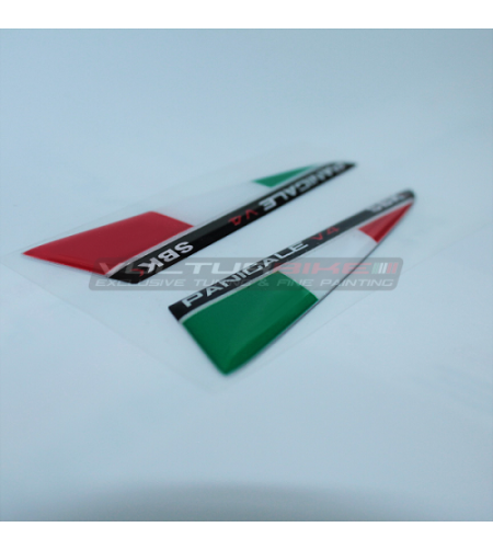 3D-Tricolor-SBK-Flaggen für Flossen - Ducati Panigale V4 / V4S 2022