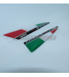 3D-Tricolor-SBK-Flaggen für Flossen - Ducati Panigale V4 / V4S 2022