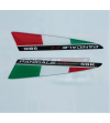 Banderas SBK tricolores 3D para aletas - Ducati Panigale V4 / V4S 2022