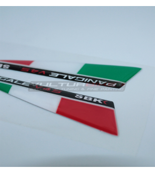 Banderas SBK tricolores 3D para aletas - Ducati Panigale V4 / V4S 2022