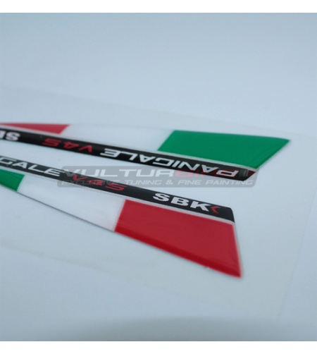 3D-Tricolor-SBK-Flaggen für Flossen - Ducati Panigale V4 / V4S 2022