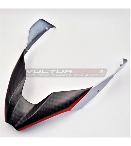 Carbon-Oberseite für Zehenkappe - Ducati Multistrada V4S (ICEBERG WHITE) 