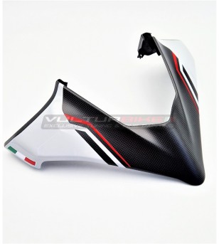 Carenado de carbono personalizado - Ducati Multistrada V4S (ICEBERG WHITE)