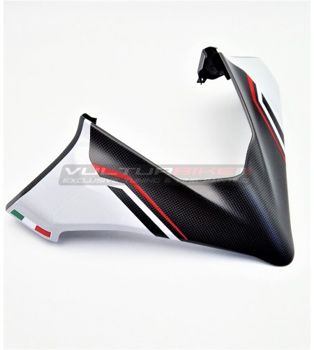 Carenado de carbono personalizado - Ducati Multistrada V4S (ICEBERG WHITE) 
