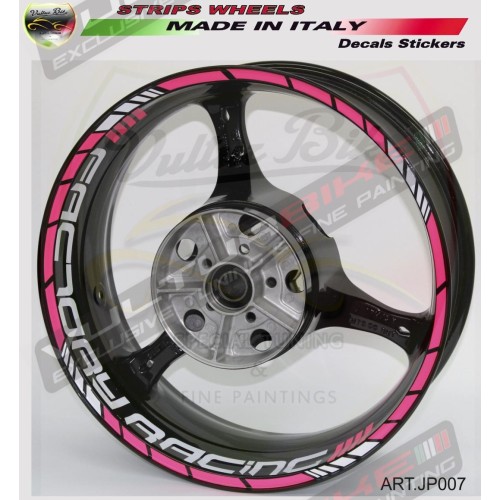 Universal colored Factory Racing stickers 