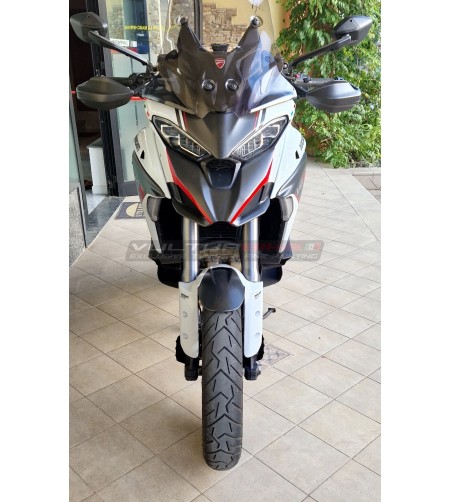 Cover superiore in carbonio per puntale - Ducati Multistrada V4S (ICEBERG WHITE) 