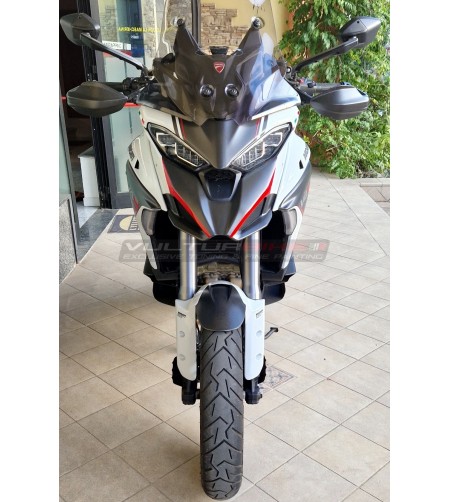Custom Carbon Fairing - Ducati Multistrada V4S (ICEBERG WHITE) 
