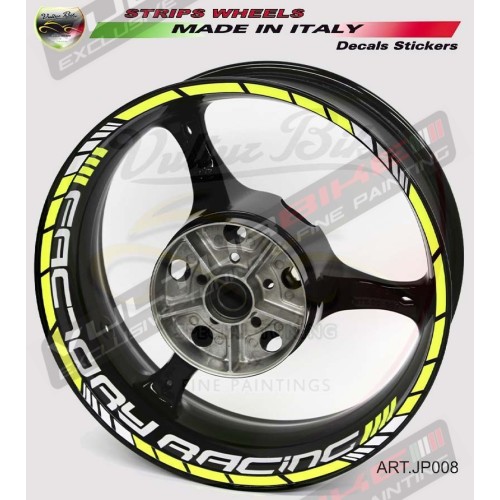 Fabrik Racing farbige Universal Aufkleber 