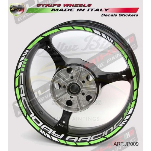 Fabrik Racing farbige Universal Aufkleber 