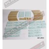 Universal colored Factory Racing stickers 